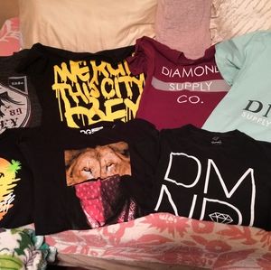 Obey Diamond Supply CO NEFF and LRG shirts bundle